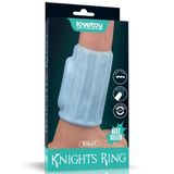 Lovetoy Ridge Knights Titreşimli Penis Kılıfı Mavi