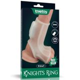 Lovetoy Ridge Knights Titreşimli Testis Ve Penis Kılıfı Beyaz