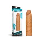 Lovetoys X-Large Dolgulu Realistik Penis Kılıfı Uzatmalı Prezervatif Dildo