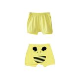 Lovetti Açık Sarı Kız Çocuk Arı Baskılı Şort - 6 - 9 Ay