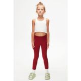 LOVETTI Bordo Basic Kız Çocuk Kışlık Tayt