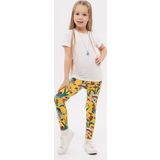 Lovetti Cheerful Mushroms Kız Çocuk Yazlık Desenli Tayt