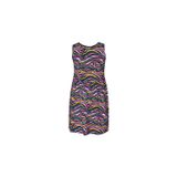 LOVETTI Colorful Waves Kız Çocuk Desenli Kolsuz Elbise
