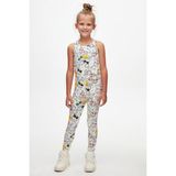 Lovetti Cute Faces Kız Çocuk Yazlık Desenli Tayt - 3 Yaş