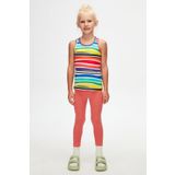 LOVETTI Handdrawn Stripe Kız Çocuk Desenli Kolsuz Tişört