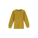 LOVETTI Hardal Basic Kız Çocuk Çıtçıtlı Sıfır Yaka Kışlık Uzun Kol Tişört