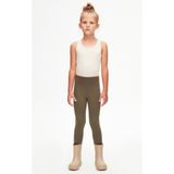Lovetti Kamuflaj Yeşil Kız Çocuk Yazlık Basic Tayt - Kamuflaj - 6 Yaş