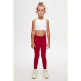 LOVETTI Kırmızı Basic Kız Çocuk Yazlık Tayt