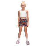 Lovetti Kız Çocuk Brave & Happy Desen Cepli Şort - Desenli - 1 Yaş