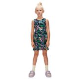 Lovetti Kız Çocuk Cutouts Animal Desen Kolsuz Elbise - 4 Yaş - Desenli