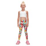 Lovetti Kız Çocuk Cutouts Foliage Desen Tayt - Desenli - 4 Yaş