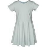 Lovetti Kız Çocuk Düz Basic Kısa Kol Elbise - 3 Yaş - Duman Gri