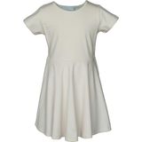Lovetti Kız Çocuk Düz Basic Kısa Kol Elbise - 3 Yaş - Taş
