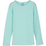 Lovetti Kız Çocuk Düz Basıc Likralı Uzun Kol Tişört - 1 Yaş - Mint
