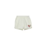 Lovetti Kız Çocuk Kalp Baskılı Iki Iplik Şort - Ekru - 1 Yaş
