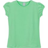 Lovetti Kız Çocuk Kısa Kollu Basıc Tişört - 1 Yaş - Pastel Yeşil