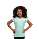 Lovetti Kız Çocuk Kısa Kollu Basıc Tişört - 2 Yaş - Mint