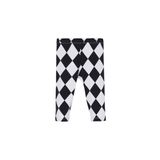 Lovetti Kız Çocuk Monochrome Diamond Desen Kapri - Desenli - 12 Yaş