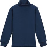 Lovetti Kız Çocuk Tam Balıkçı Uzun Kol Çıtçıtlı Tişört - 1 Yaş - İndigo