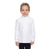 Lovetti Kız Çocuk Tam Balıkçı Uzun Kol Çıtçıtlı Tişört - 2 Yaş - Beyaz
