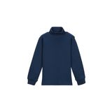 Lovetti Kız Çocuk Tam Balıkçı Uzun Kol Çıtçıtlı Tişört - 2 Yaş - İndigo