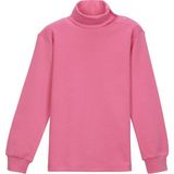 Lovetti Kız Çocuk Tam Balıkçı Uzun Kol Çıtçıtlı Tişört - 2 Yaş - Şeker Pembe
