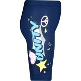 Lovetti Kız Çocuk Unıty Baskılı Bisiklet Şort - İndigo - 9 Yaş