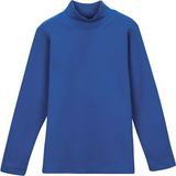 Lovetti Kız Çocuk Yarım Balıkçı Uzun Kol Tişört - 6 Yaş - Saks