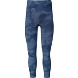 Lovetti Koyu Lacivert Flamingo Desenli Kız Çocuk Örme Kışlık Tayt