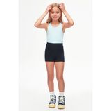 Lovetti Koyu Lacivert Kız Çocuk Cepsiz Basic Şort - 1 Yaş