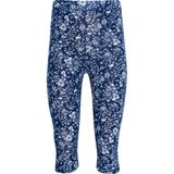 Lovetti Midnight Garden Kız Çocuk Desenli Kapri Tayt Rahat Kesim Pamuk-Elastan Kumaş - Çok Renkli - 8 Yaş