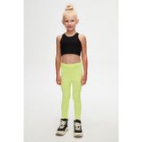 LOVETTI Neon Sarı Basic Kız Çocuk Yazlık Tayt
