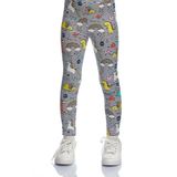 Lovetti Rainbow Unicorn Kız Çocuk Desenli Yazlık Tayt