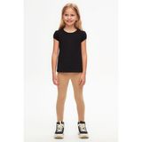 Lovetti Siyah Kız Çocuk Karpuz Kol Basic Tişört - 16 Yaş