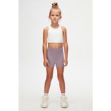 Lovetti Soft Lila Kız Çocuk Cepsiz Basıc Şort