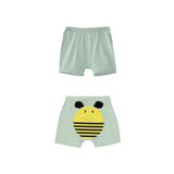 Lovetti Soft Yeşil Kız Çocuk Arı Baskılı Şort - 12 - 18 Ay