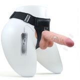 LOVEX® Belden Bağlamalı Penisler 21 cm Gerçekçi Yapay Penis 7 Titreşim Kemerli Takma Vibratörler Yetişkin Kadın ve Erkek için Fantezi Seks Oyuncağı Belden Bağlama Dildo Premium Yapay Erkek Penisi