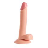 LOVEX® Erotik Shop Realistik Dildo 20 cm Realistik Gerçekçi Yumuşak Dokuda Vantuzlu Pürüzsüz Yapay Penis Vibratör Bay Bayan Kullanım İçin Medikal Silikon Cinsel Ürünler & Yetişkin Fantezi Oyuncakları