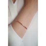 LOVI Kadın Bakır Dövme Ince Yüzük Ve Bileklik Elyapımı Mini Set