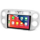 Lovion 4gb Ram 64GB Hafıza QLED RU.153 Volkswagen Tiguan 2006 2016 Android Multimedya - Siyah