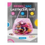 LOVYCO 100 Adet Çantalı Renkli Lastik Saç Tokası Seti - Kopmaz Esnek Çoklu Çocuk ve Bebek Tokası