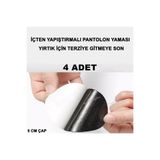 LOVYCO 4'lü Paket Kendinden Yapışkanlı Kot Arma Patch Kot Yaması,Onarım Yaması Çap 5 cm