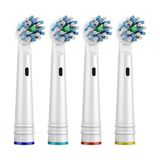 Lovyco Cross Action 4’lü Oral-B Uyumlu Dış Fırçası Yedek Başlığı