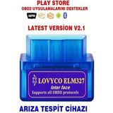 Lovyco Elm327 OBD-2 Bluetooth Araç Arıza Tespit Cihazı 2025 Versiyon Dayanıklı Yapı ile