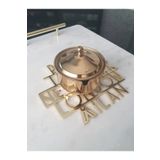 LOVYCO Gold Kapaklı Şekerlik,baharatlik Sunumluk