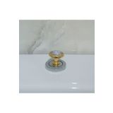 LOVYCO Gold Kristal Taşlı Klozet Basma Buton Düğmesi Kulp, Kalp Klozet Kapağı Kulbu Sifon Tuşu