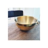 LOVYCO Gold Paslanmaz Çelik Karıştırma Ve Salata Kasesi 25 Cm 4 Litre Çırpma Yoğurma Hamur Saklama Kasesi