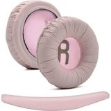 Lovyco Jbl Kulaklık Pedi 450/460/500/510 Bt Tune 600T250/300 Uyumlu Kulaklık Süngeri +Yastığı Takımı - Pembe