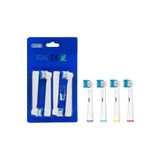 LOVYCO Oral-b Smart 4 4000 White Elektrikli Diş Fırçası, Braun,yedek Diş Fırçası Kafaları 4 Adet Başlık