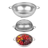 LOVYCO Paslanmaz Çelik Makarna Süzgeci - 23 Cm